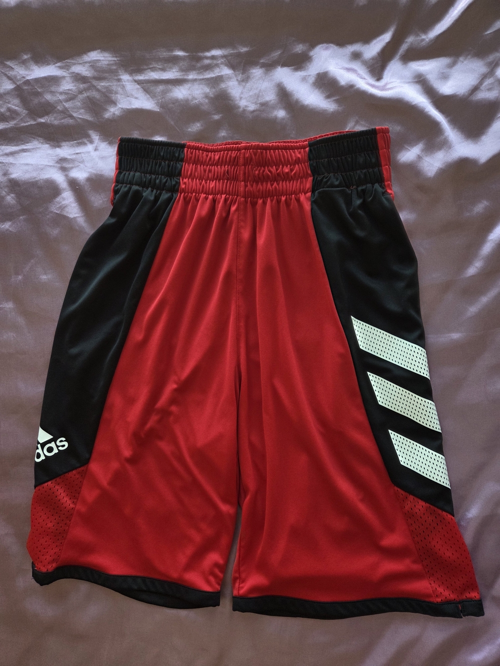 Adidas Men's Red & Black Athletic Shorts Size S - like new
